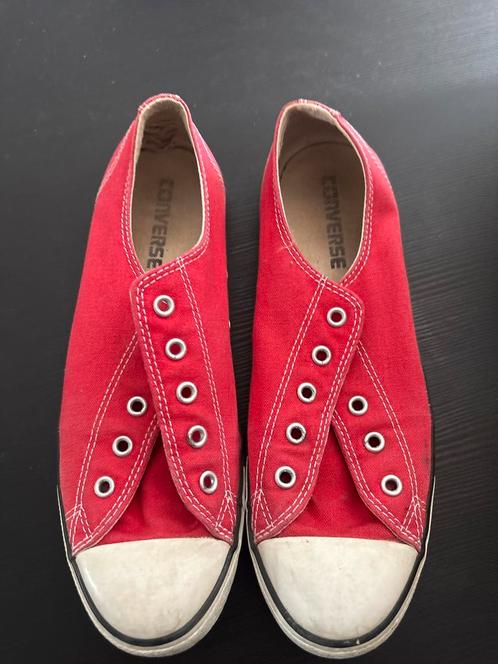 Converse All Star slip-on sneakers rood maat 38,5, Kleding | Dames, Schoenen, Zo goed als nieuw, Sneakers, Rood, Ophalen