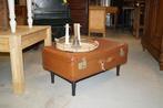 antieke salontafel-/reis koffer op poten 75 x 47 H 47, Ophalen of Verzenden