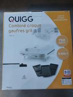 Wafelijzer - Grill - Croque, Ophalen, Uitneembare platen, Zo goed als nieuw