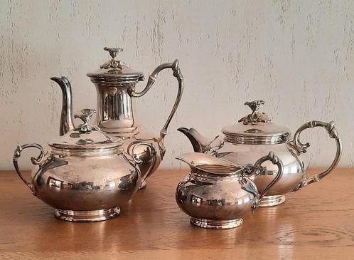 Art Nouveau Christofle thee en koffie set, Antiek en Kunst, Antiek | Zilver en Goud, Ophalen of Verzenden