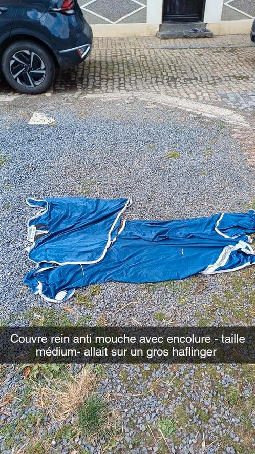 Couvre rein + couverture de boxe, Dieren en Toebehoren, Paarden en Pony's | Dekens en Dekjes, Zo goed als nieuw, Deken, Ophalen