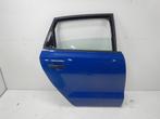 VW Polo 6R 6C Portier Rechts-achter LD5C Blauw, Auto-onderdelen, Ophalen of Verzenden, Gebruikt, Volkswagen, Deur