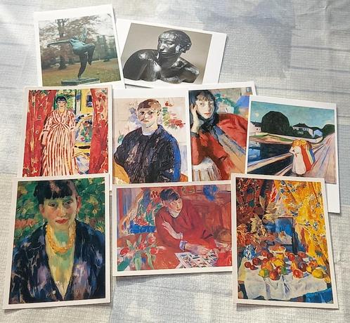 Verzamelkunstkaarten gekocht op tentoonsst.  Per stuk 1euro, Verzamelen, Foto's en Prenten, Nieuw, Prent, Overige onderwerpen