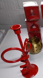 Kandelaars kaarsenhouders kerst, Diversen, Ophalen of Verzenden, Gebruikt