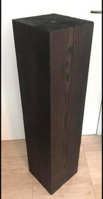 Gebrande vol houten sokkel, Huis en Inrichting, Ophalen, Nieuw