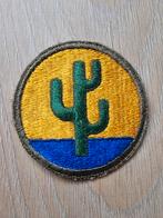 US WW2 103rd Infantry division patch whiteback, Ophalen of Verzenden