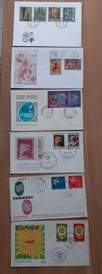24 fdc jaren '50, "60 en '70 uit verschillende landen, Postzegels en Munten, Postzegels | Eerstedagenveloppen, Ophalen of Verzenden