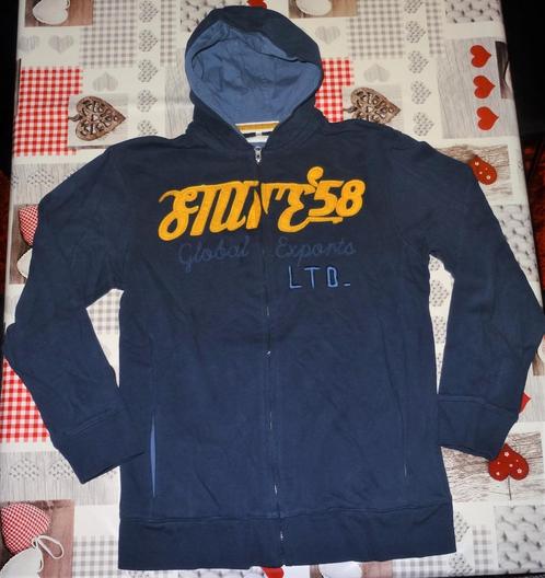 170/176 15/16 vest hoodie blauw als NIEUW, Kinderen en Baby's, Kinderkleding | Maat 170, Zo goed als nieuw, Jongen, Trui of Vest