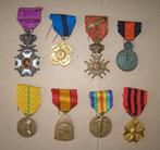 8 medailles: Yser, Leopold, Croix de Guerre 14-18..., Verzamelen, Militaria | Algemeen, Ophalen of Verzenden, Landmacht, Lintje, Medaille of Wings