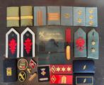 Set insignes - accessoires van verschillende lettertypen, Ophalen of Verzenden, Overige soorten, Embleem of Badge