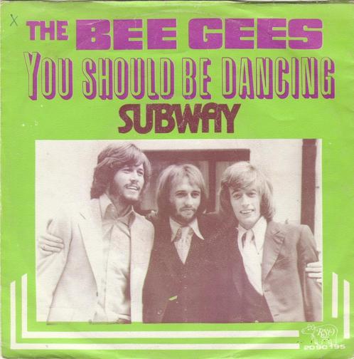 45T: The Bee Gees: You should be dancing    Disco, CD & DVD, Vinyles Singles, Utilisé, Single, Dance, 7 pouces, Enlèvement ou Envoi