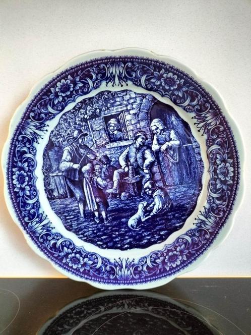 Delfts bord J. Sonneville, Antiquités & Art, Antiquités | Assiettes décoratives & Carrelages, Enlèvement