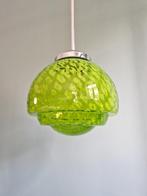 Grote hanger van groen gespikkeld glas, midden eeuw, Antiek en Kunst, Ophalen of Verzenden