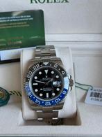 Rolex GMT Master Batman, Handtassen en Accessoires, Horloges | Heren, Ophalen of Verzenden, Staal, Rolex