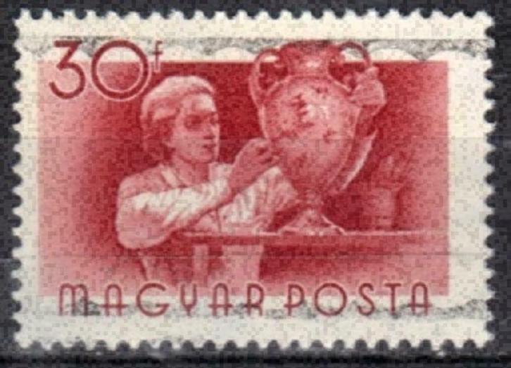 Hongarije 1955 - Yvert 1162 - Courante reeks - Beroepen (ST), Postzegels en Munten, Postzegels | Europa | Hongarije, Gestempeld