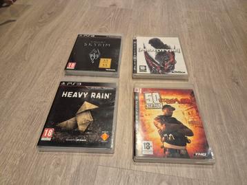 4 PS3 spelletjes beschikbaar voor biedingen