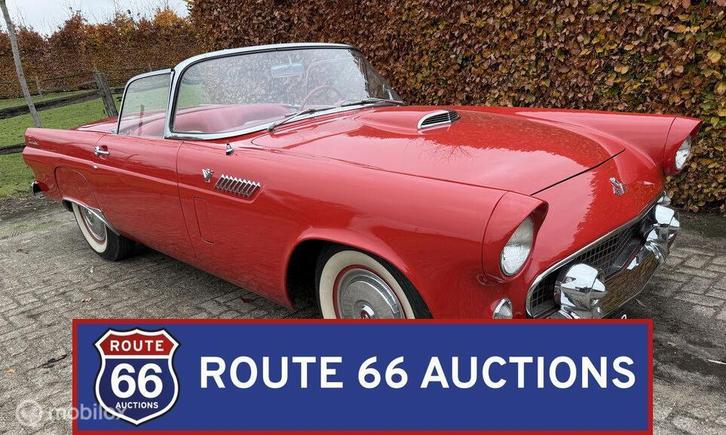 Ford Thunderbird | 1955 | Route 66 Auctions, Auto's, Oldtimers, Bedrijf, Te koop, Ford, Benzine, Overige carrosserie, Handgeschakeld