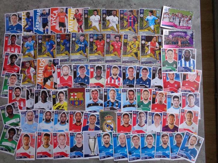 TOPPS VOETBAL STICKERS CHAMPIONS LEAGUE 2020/21  72X NIEUWST, Hobby en Vrije tijd, Stickers en Plaatjes, Verzenden