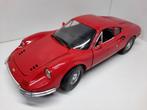 Ferrari Dino 246 GT 1969 Anson, Hobby & Loisirs créatifs, Voitures miniatures | 1:18, Comme neuf, Enlèvement ou Envoi, Anson