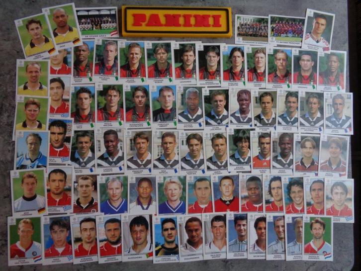 PANINI VOETBAL STICKERS  CHAMPIONS LEAGUE 1999 71x, Hobby en Vrije tijd, Stickers en Plaatjes, Verzenden