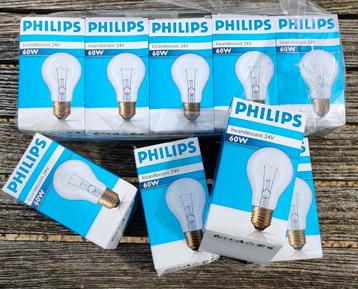 Philips 60 W 24 V (à incandescence) 9 pièces.
