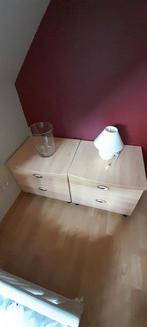 2x1persoonsbed 2x1 nachtkastje, Huis en Inrichting, Slaapkamer | Bedden, Ophalen