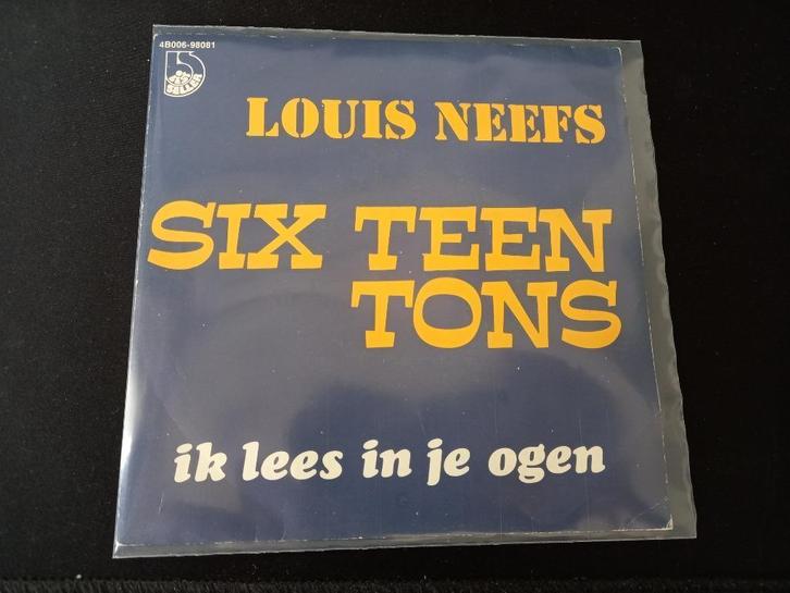 Louis Neefs ‎– Sixteen Tons '' Popcorn '', Cd's en Dvd's, Vinyl Singles, Zo goed als nieuw, Single, R&B en Soul, 7 inch, Ophalen of Verzenden