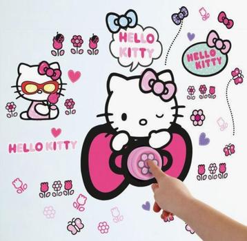 Hello Kitty Deurbel met 40 Muurstickers - VAN 16,95 NU 4,95! beschikbaar voor biedingen