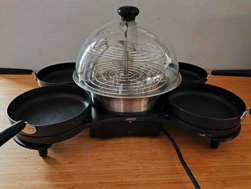 Appareil de table multifonction avec bain-marie central, Elektronische apparatuur, Gourmetstellen, Zo goed als nieuw, Ophalen