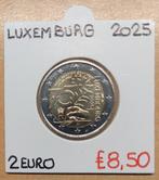 2 EURO 2025  LUXEMBURG  25j GROOTHERTOG HENRI   UNC   € 8,50, Ophalen of Verzenden, Luxemburg, 2 euro, Losse munt