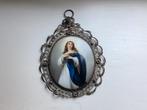 Zilveren medaillon religieus, Antiek en Kunst, Antiek | Religieuze voorwerpen, Ophalen