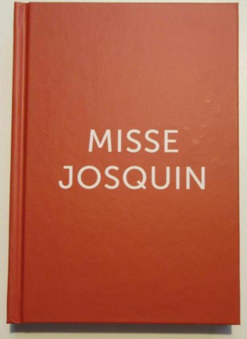 boekje Misse Josquin desprez polyfonie NL/EN foedraal, Livres, Musique, Comme neuf, Artiste, Enlèvement ou Envoi