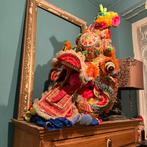 Tête de danse du lion chinois – objet de scène traditionnel, Enlèvement