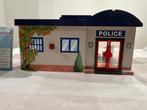 Playmobil politie kantoor, agenten en motor, Kinderen en Baby's, Speelgoed | Playmobil, Ophalen, Zo goed als nieuw, Complete set