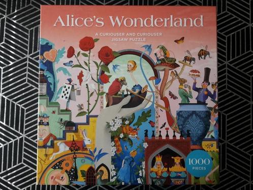 Nieuwe puzzel Alice’s Wonderland, 1000 stukken, 48 x 68, Hobby en Vrije tijd, Denksport en Puzzels, Nieuw, Legpuzzel, 500 t/m 1500 stukjes