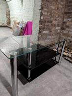 Table basse en verre, Comme neuf, 50 à 100 cm, Rectangulaire, Modern