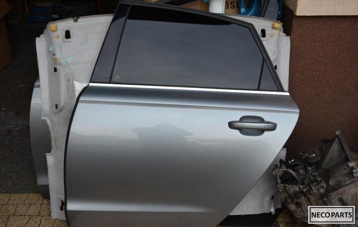 AUDI A6 C7 LY7G ACHTER DEUR PORTIER ORIGINEEL LEVERBAAR!!, Auto-onderdelen, Carrosserie, Spatbord, Audi, Gebruikt, Ophalen of Verzenden