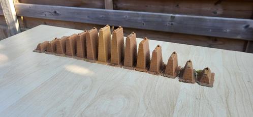set met 14 stuks faller peilers, Hobby en Vrije tijd, Modeltreinen | H0, Gebruikt, Brug, Tunnel of Gebouw, Gelijkstroom of Wisselstroom