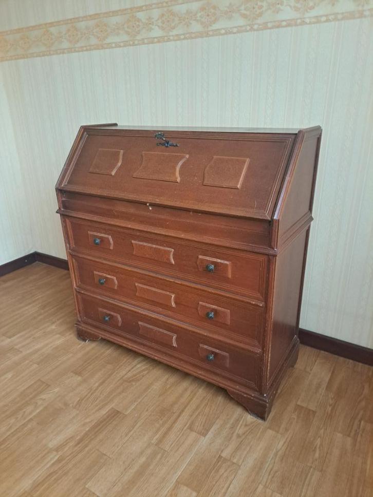 mooie secretaire - prima staat !, Maison & Meubles, Armoires | Commodes, Utilisé, Moins de 100 cm, 50 à 100 cm, 25 à 50 cm, Autres essences de bois