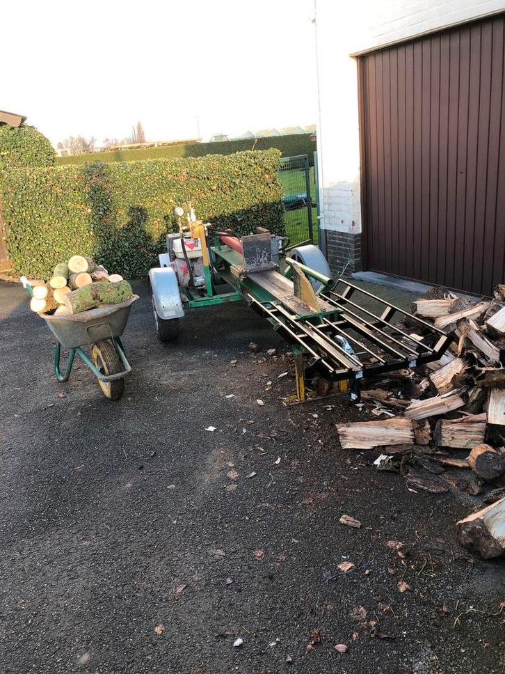 Houtkliever 20ton, Tuin en Terras, Kloofmachines, Zo goed als nieuw, Ophalen