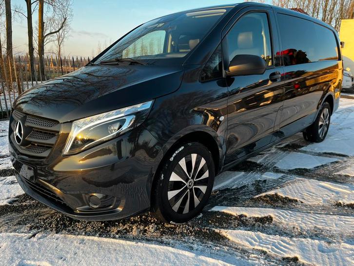Mercedes Vito dubbele cabine BTW inclusief, Auto's, Mercedes-Benz, Bedrijf, Vito, Achteruitrijcamera, Adaptieve lichten, Airbags