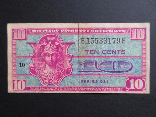 10 Cents ND (1954-1958) Armée américaine/États-Unis P-m30, Timbres & Monnaies, Billets de banque | Amérique, Billets en vrac, Amérique du Nord