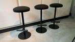 Tabourets de bar design, Comme neuf, 60 à 90 cm, Avec repose-pieds, 3 tabourets