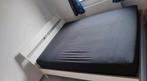 Superbe lit en bois blanc 140cmx200cm neuf, Maison & Meubles, Enlèvement