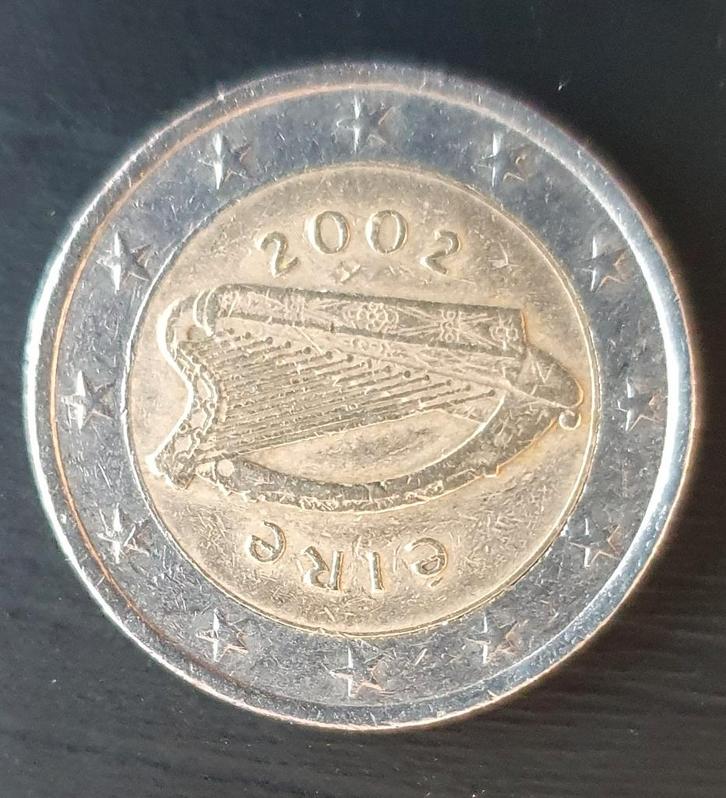 2 euro munt van Ierland 2002, Timbres & Monnaies, Monnaies | Europe | Monnaies euro, Monnaie en vrac, 2 euros, Irlande, Enlèvement ou Envoi