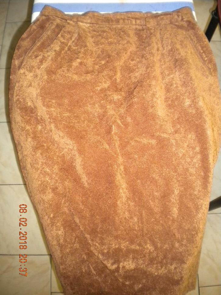 Demin rok (herstellingen aan), Kleding | Dames, Rokken, Maat 42/44 (L), Boven de knie, Ophalen