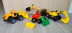 Graafwerktuigen - graafmachines, Kinderen en Baby's, Ophalen of Verzenden, Zo goed als nieuw, Complete set, Duplo