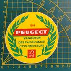 Sticker Peugeot brommers 'Vainqueur 24h Du Mans' 1984, Ophalen of Verzenden