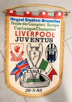 Liverpool FC - Juventus 1985 heizeldrama voetbal vaandel, Ophalen of Verzenden, Zo goed als nieuw, Spel