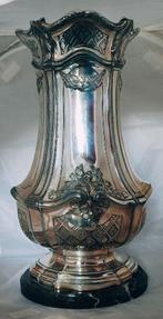 Grote verzilverd Christofle Gallia vaas, Ophalen of Verzenden
